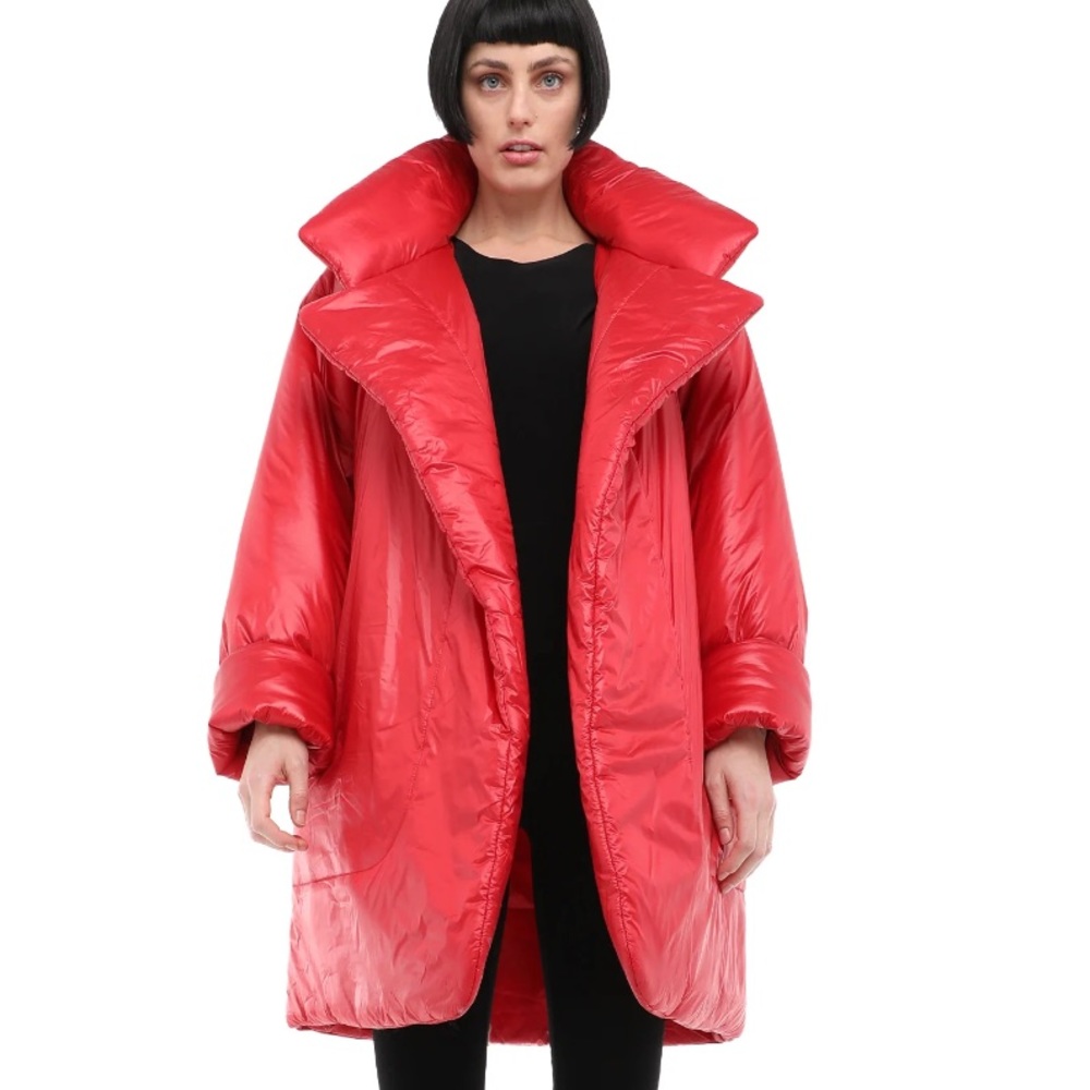 Norma Kamali Sleeping Bag Coat to Knee NWT